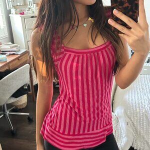 Brandy Melville Women's Pink Vest